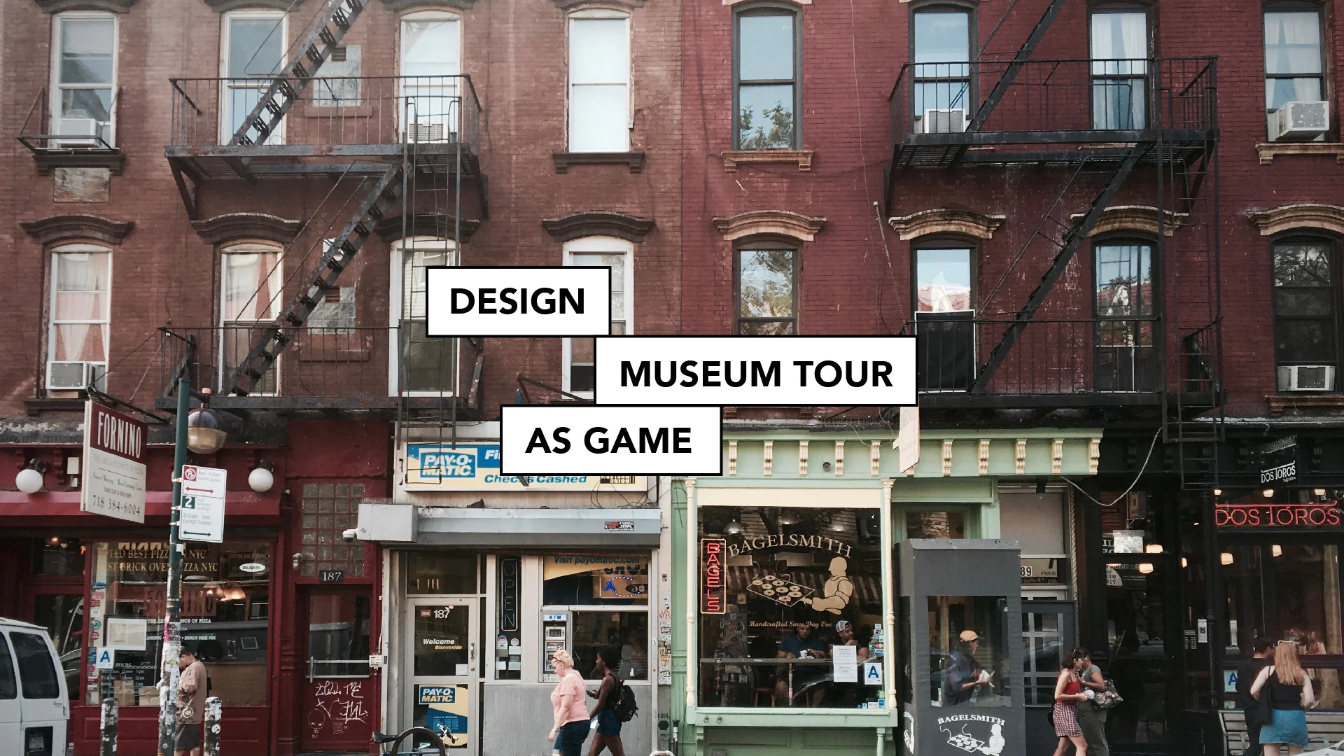 Design Museum Tour as a Game